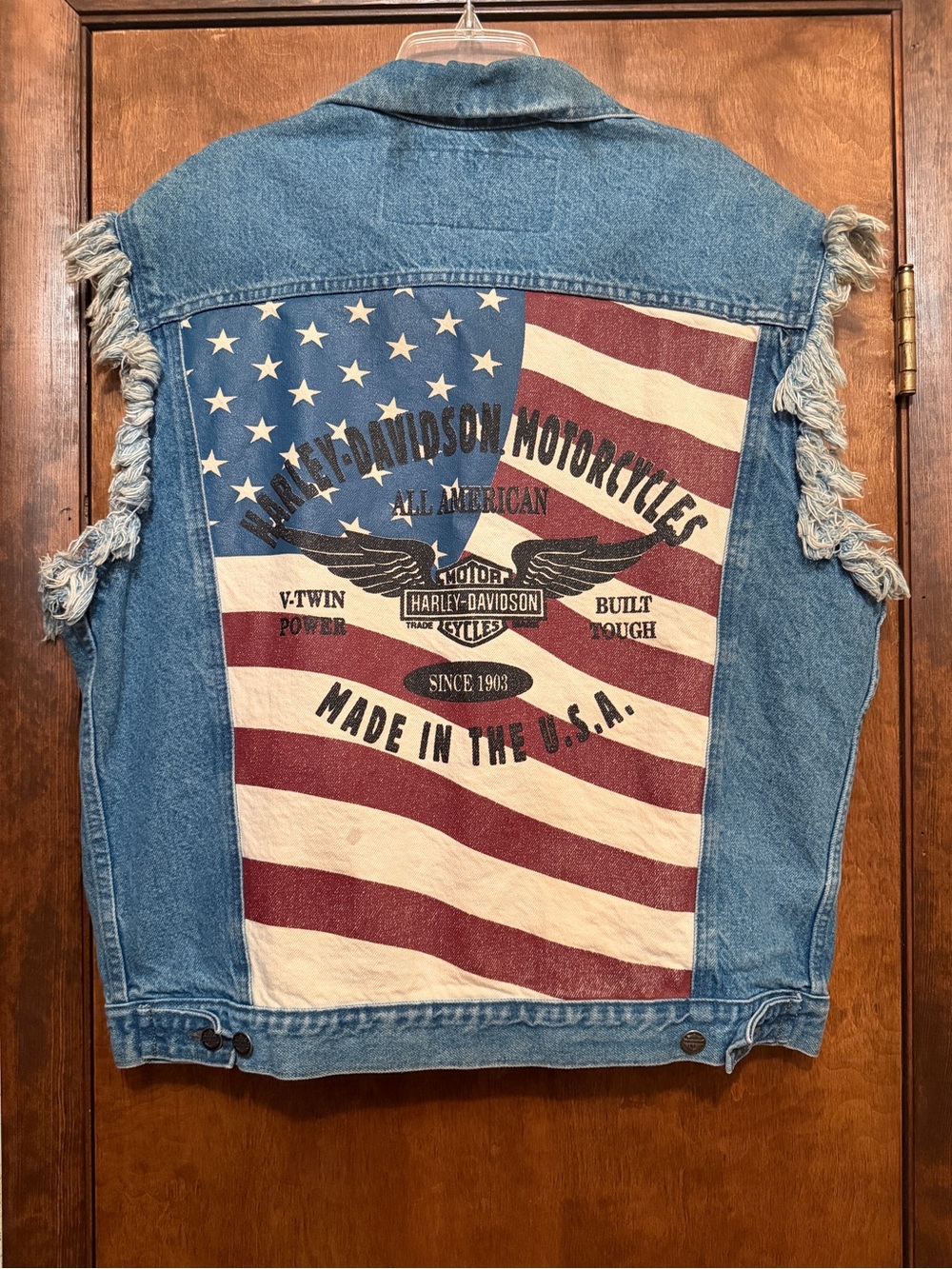 Men’s Harley-Davidson jean vest